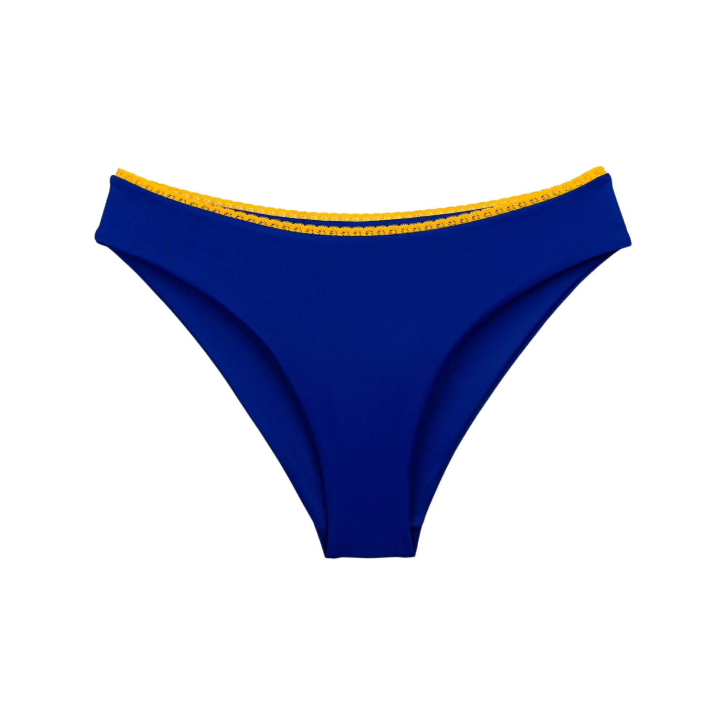 Sweet Treat Elegance Bikini Set - Deep Blue/Yellow Ochre