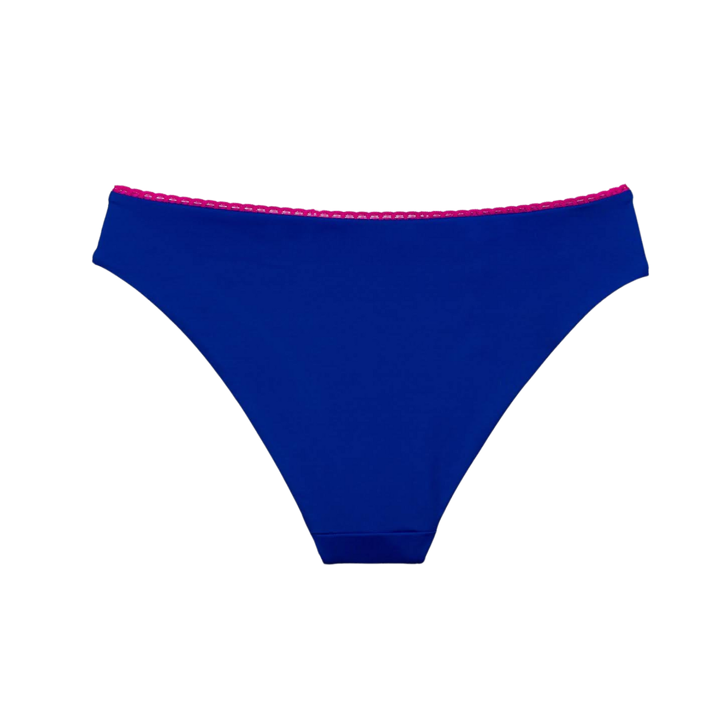 Candy Chic Bikini Set - Deep Blue/Rich Pink