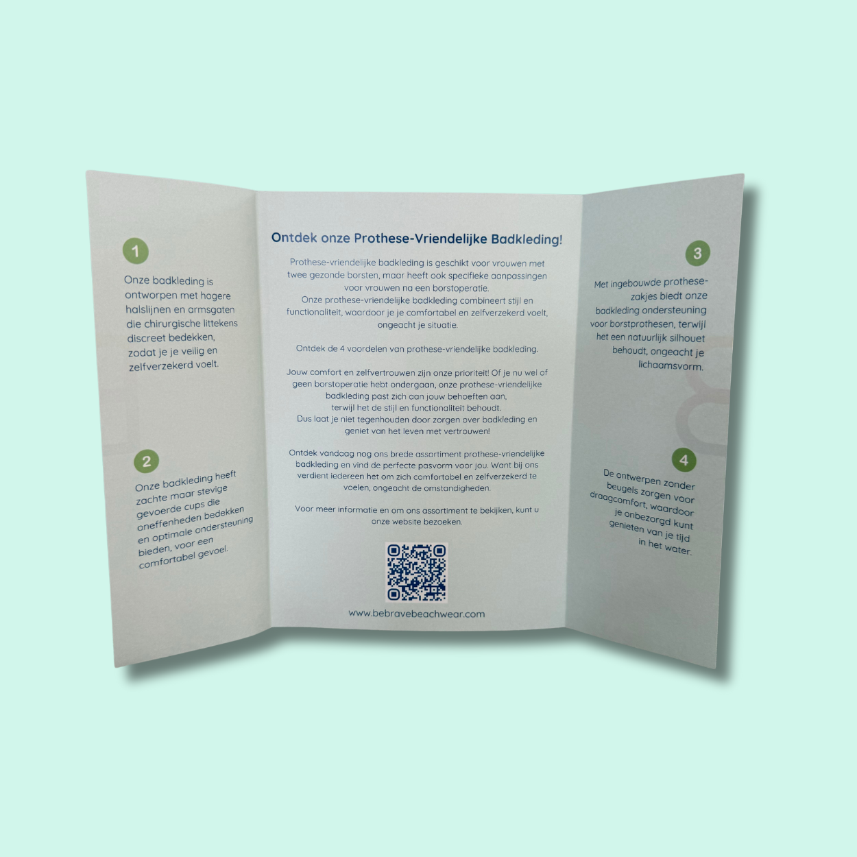 Informatiefolder Prothese-Vriendelijke Badkleding.