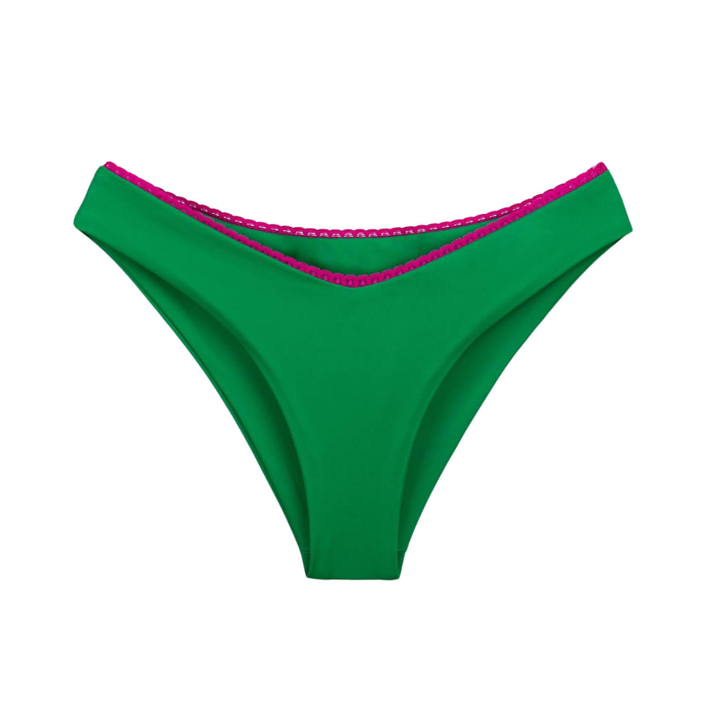 CandyChic Bikini Bottom - Grün / Rosa