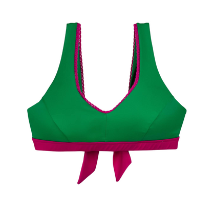 Sweet Treat Elegance Bikini Set - Groen / Roze