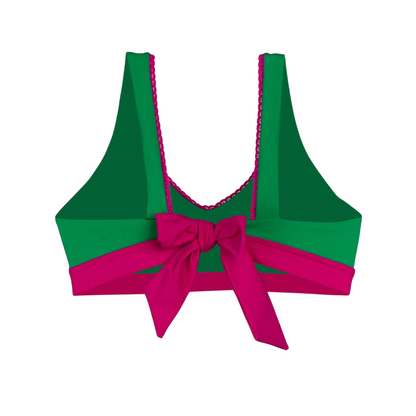 Sweet Treat Elegance Bikini Set - Groen / Roze