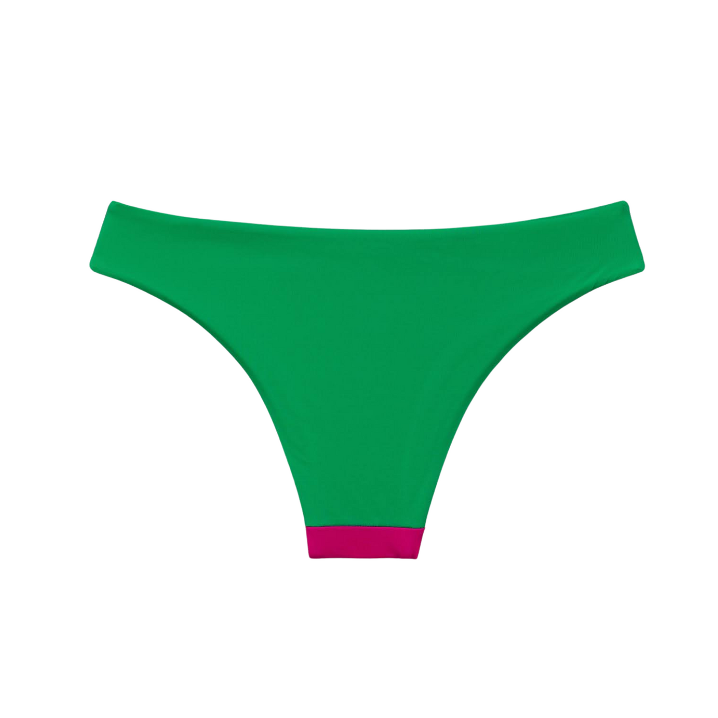 Two-Tone Twister Bikini Bottom - Groen / Roze