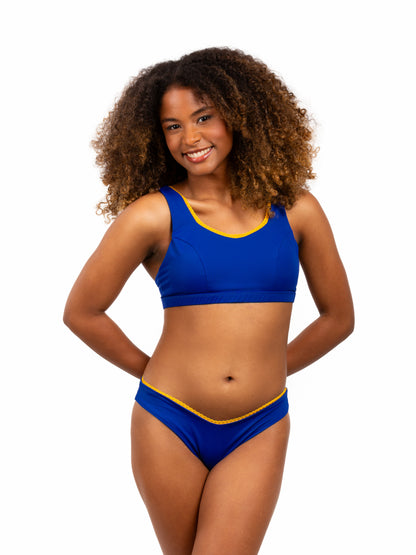 Candy Chic Bikini Set - Blauw / Geel